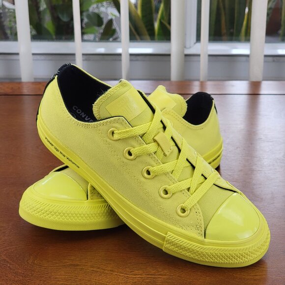 Converse X OPI CTAS Ox Canvas 165660C Zinc Yellow  Size 7NWB - Picture 6 of 10